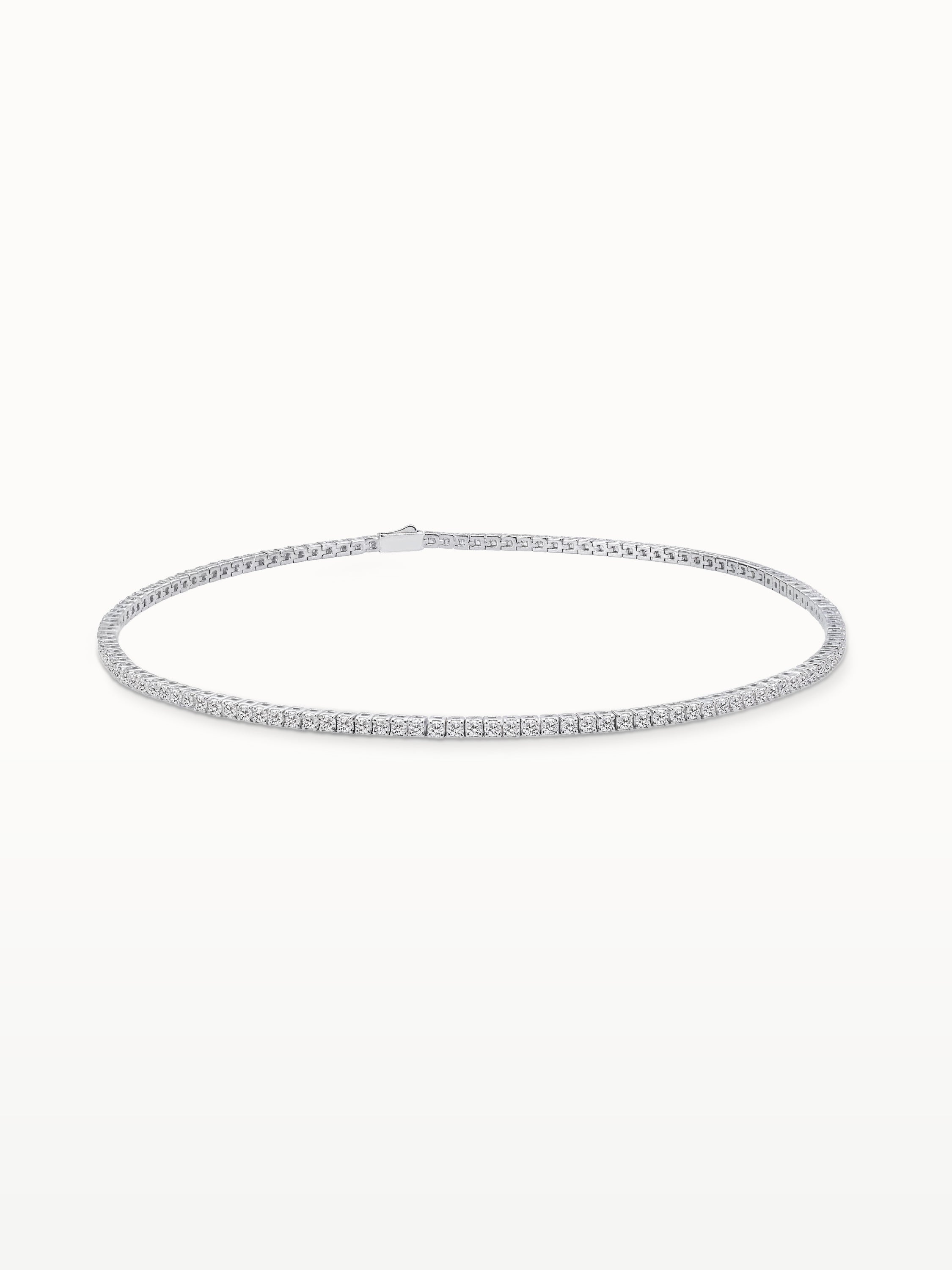 CLASSIC DIAMOND TENNIS NECKLACE (FINE, 0.08 CT EACH)