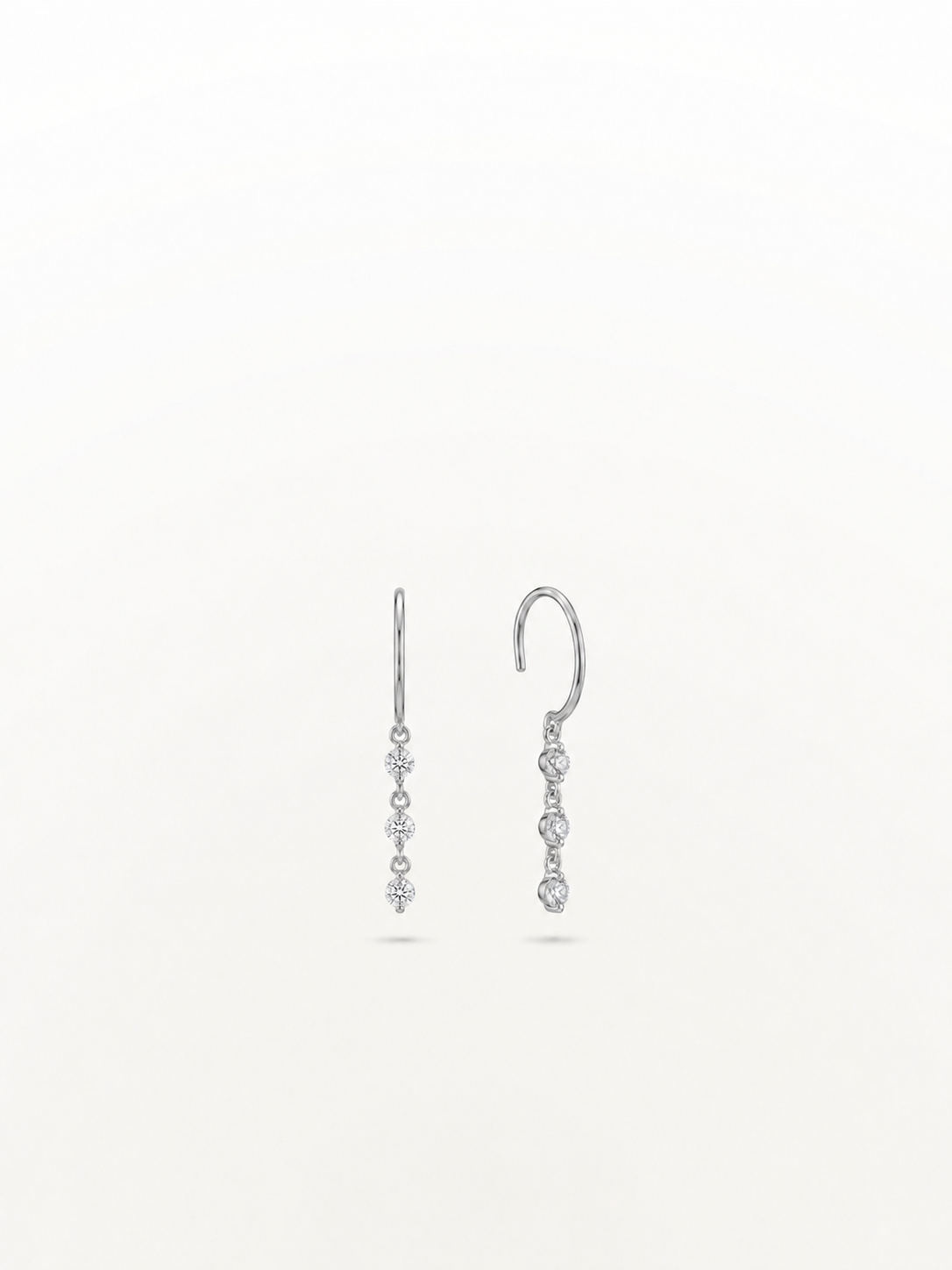LINEA DIAMOND HOOPS