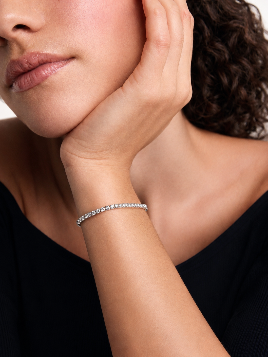 CLASSIC DIAMOND TENNIS BRACELET (FINE, 0.08 CT EACH)
