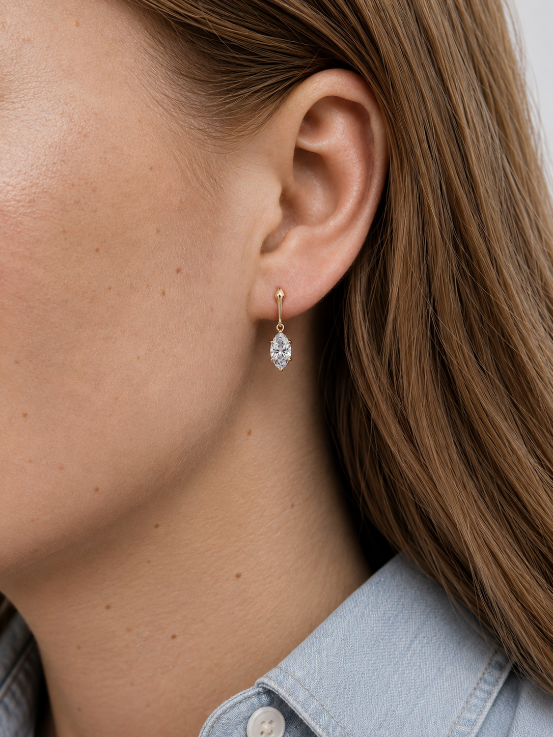 MARQUISE DIAMOND EARRINGS