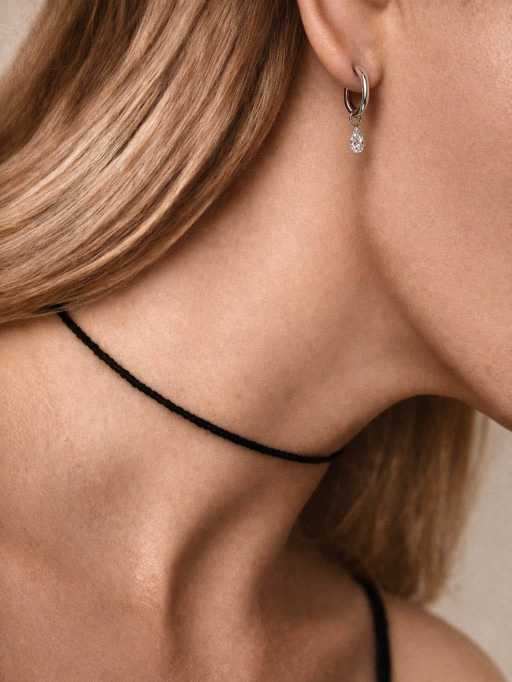 PEAR DROP HOOPS