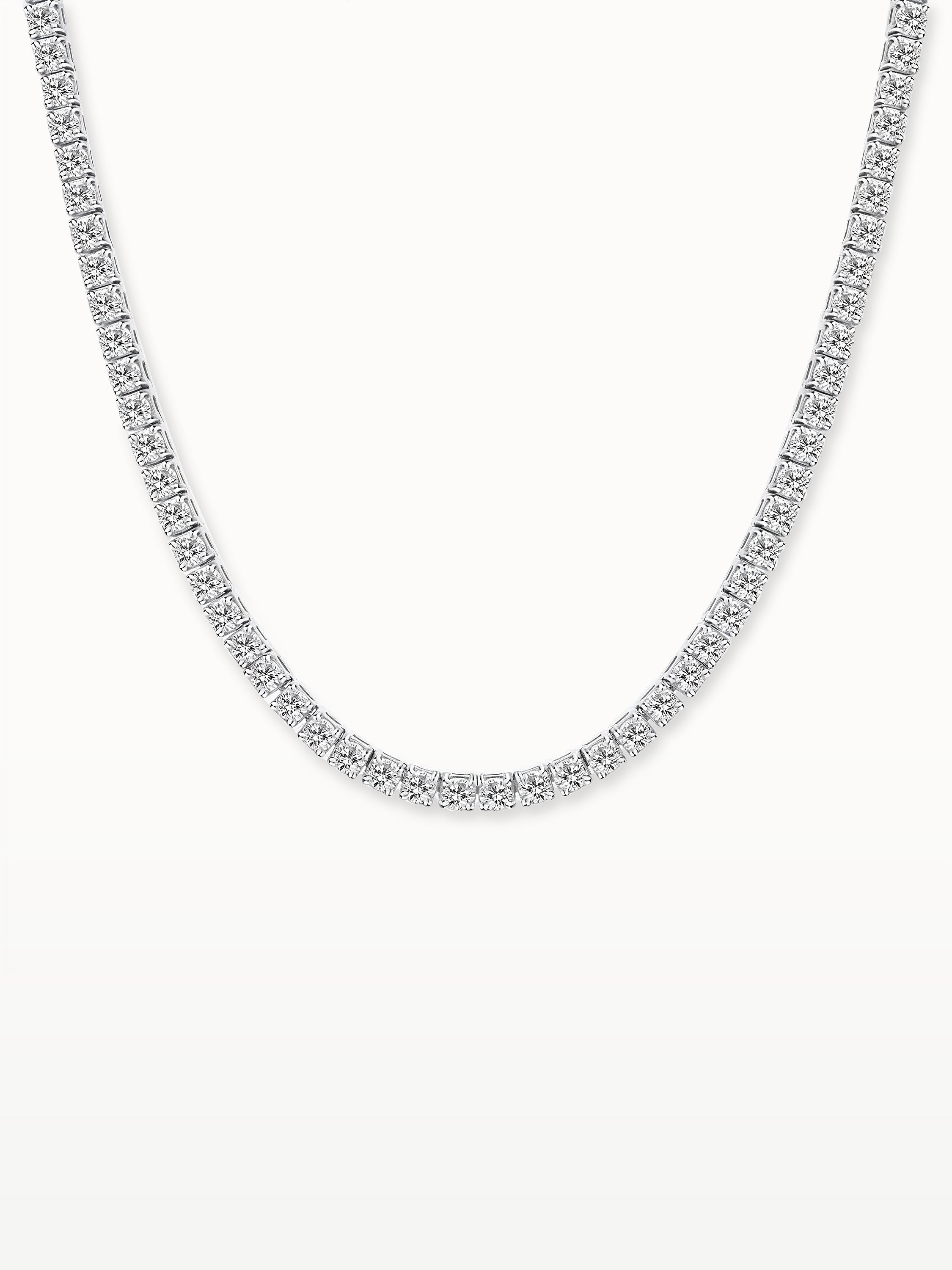 CLASSIC DIAMOND TENNIS NECKLACE (FINE, 0.08 CT EACH)