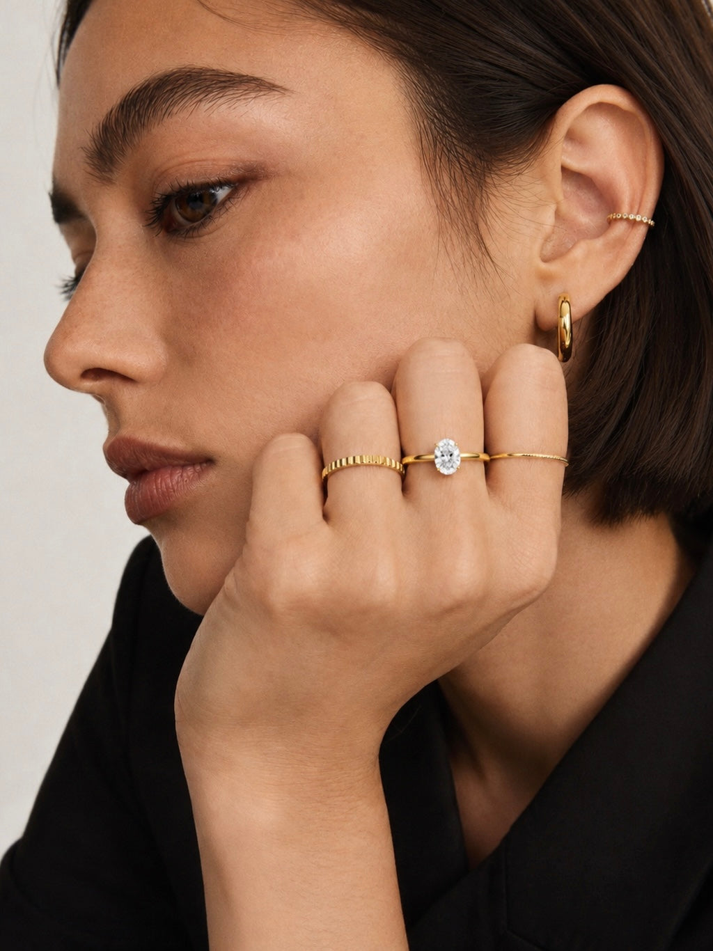 THE OVAL SOLITAIRE RING