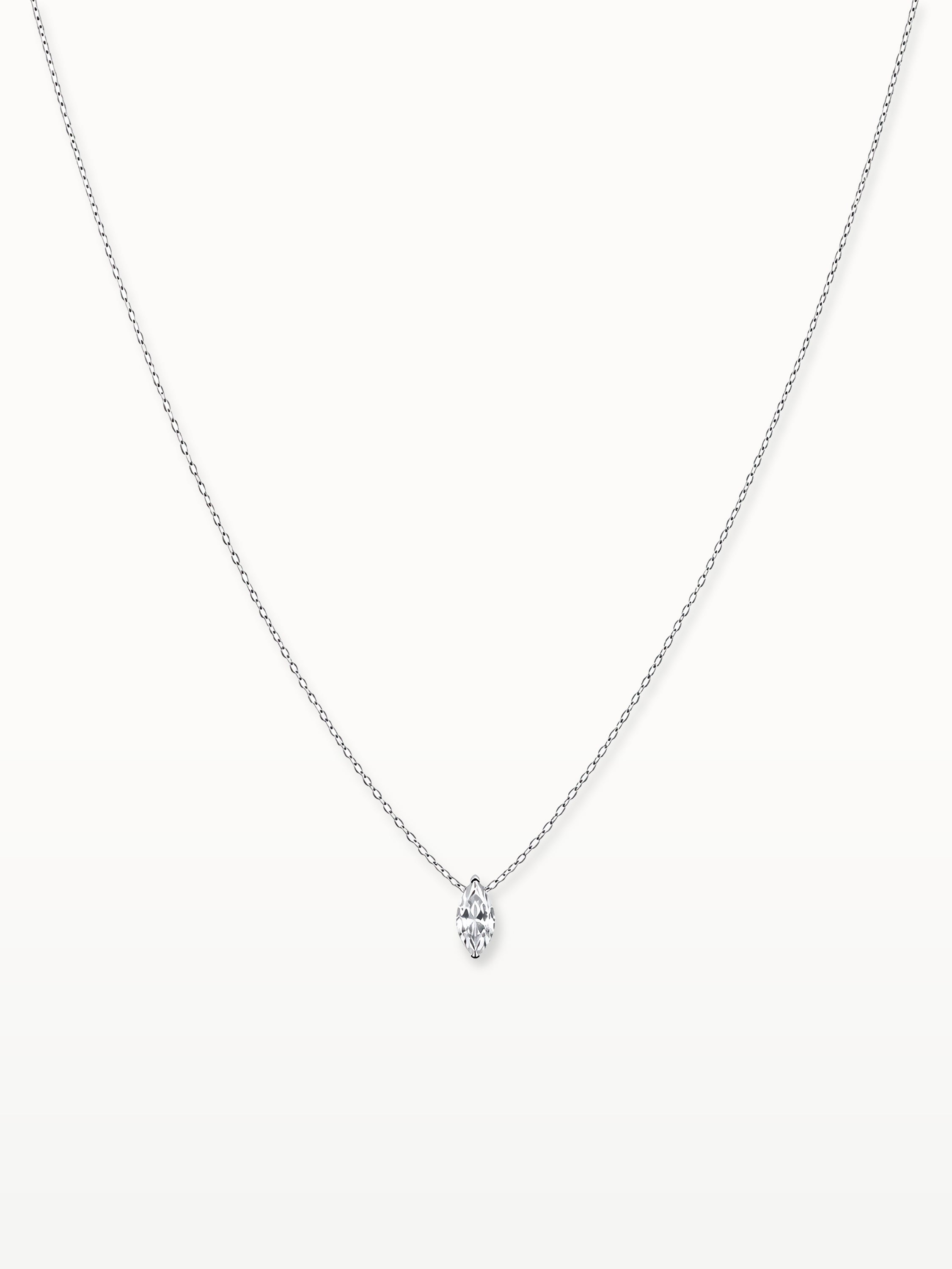 MARQUISE DIAMOND NECKLACE (0.50 ct)