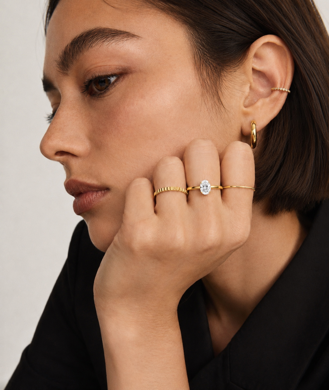 THE OVAL SOLITAIRE RING