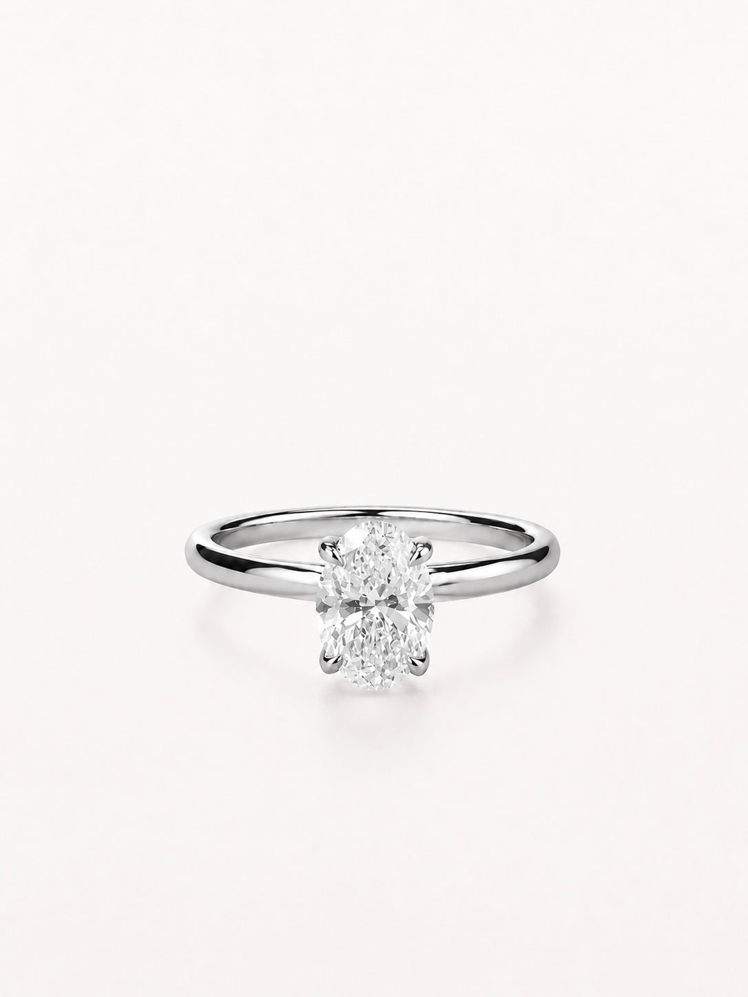 THE OVAL SOLITAIRE RING