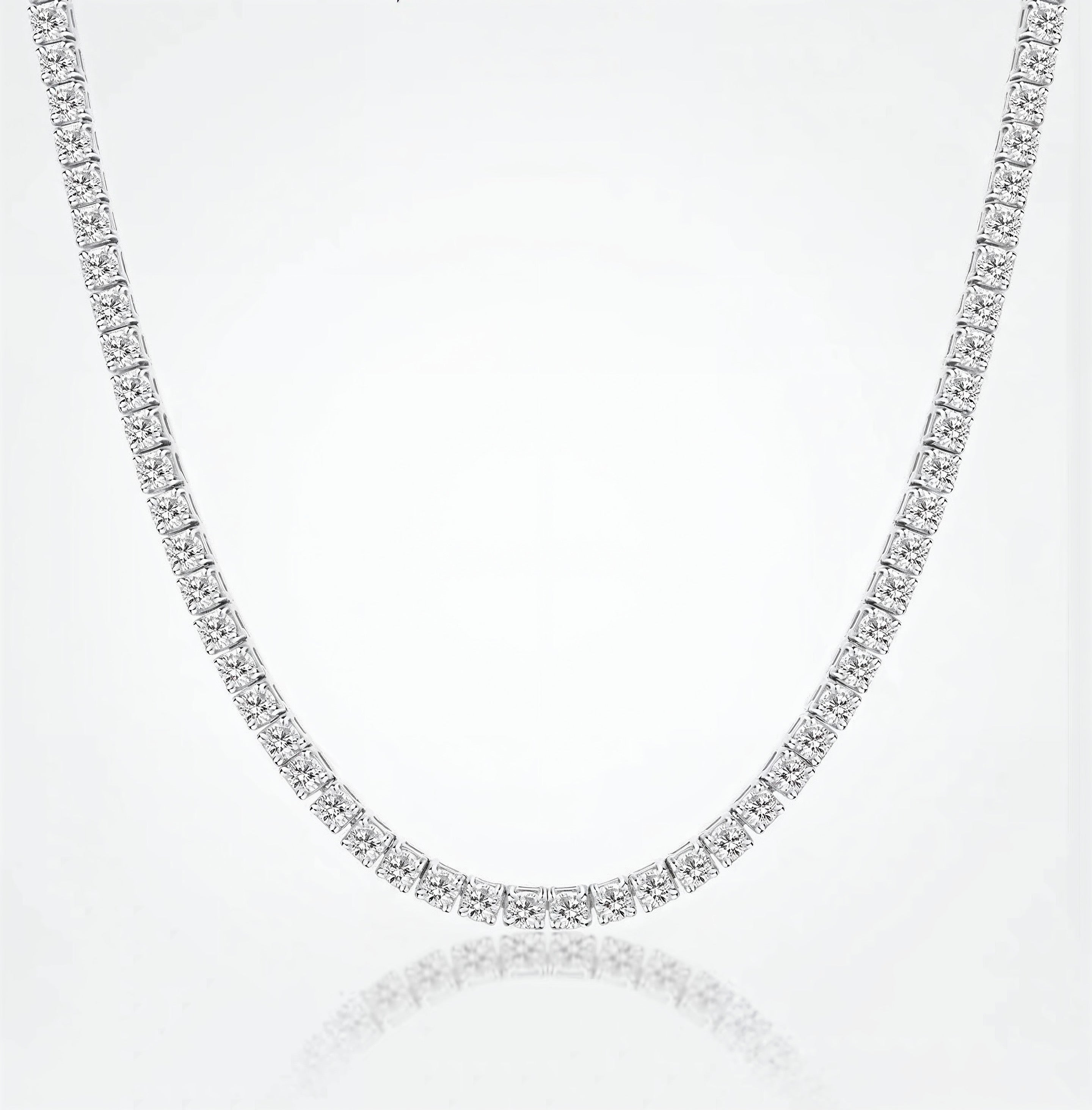 CLASSIC DIAMOND TENNIS NECKLACE (FINE, 0.08 CT EACH)