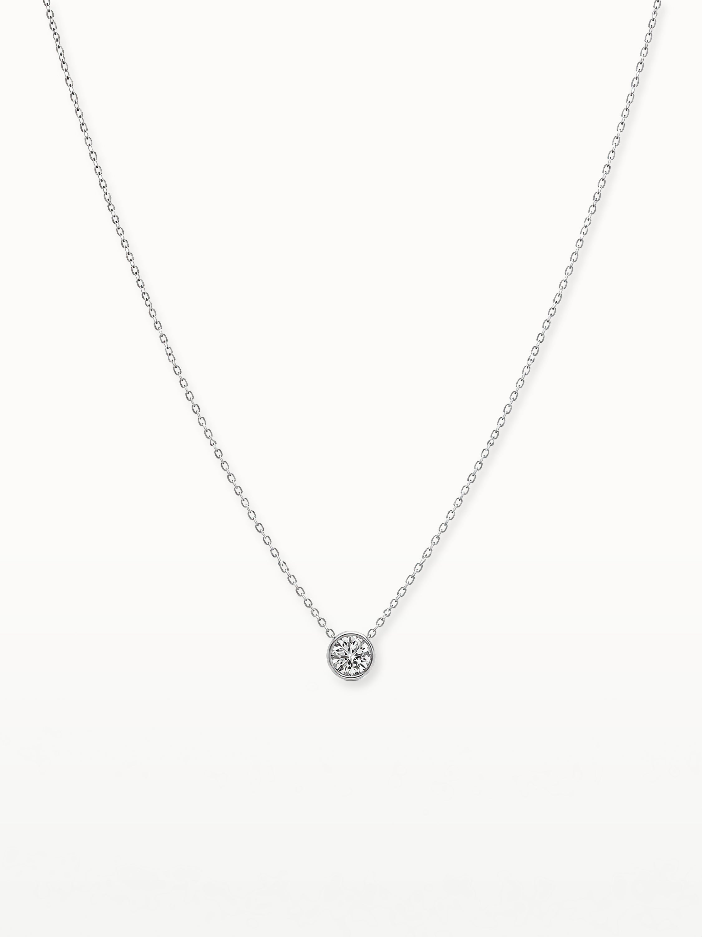 BEZEL DIAMOND NECKLACE (0.50 ct)