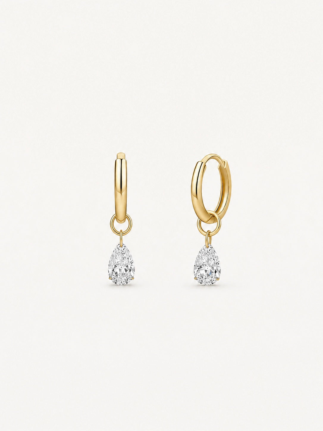 PEAR DROP HOOPS